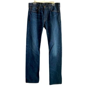 Levi’s Men’s 513 Dark Wash Denim Jeans Size 34 W 34L